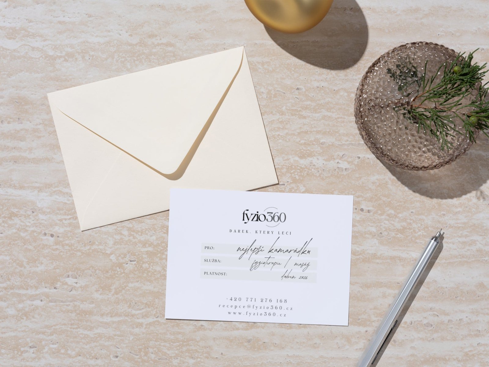 Dárkové poukazy 2 Fyzioterapie / masáž