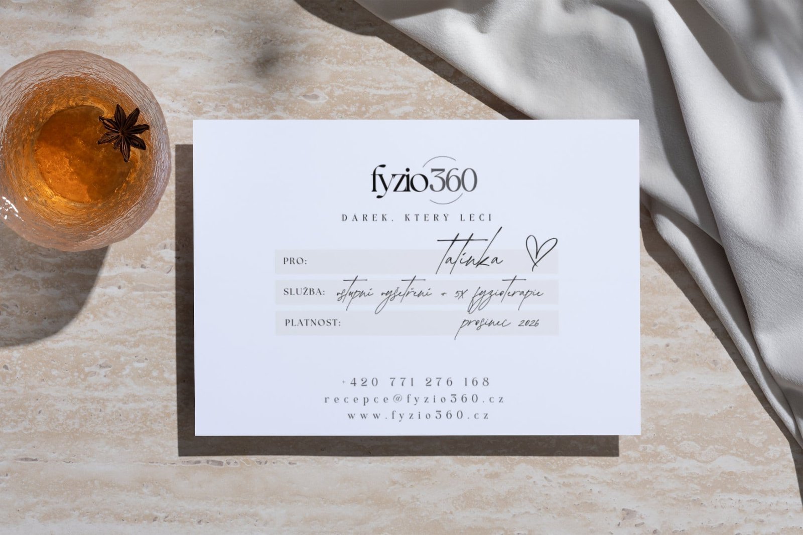 Vstupní vyšetření + balíček